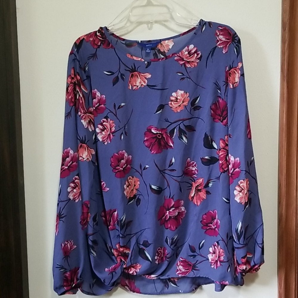 Apt 9 Purple Blouse XL